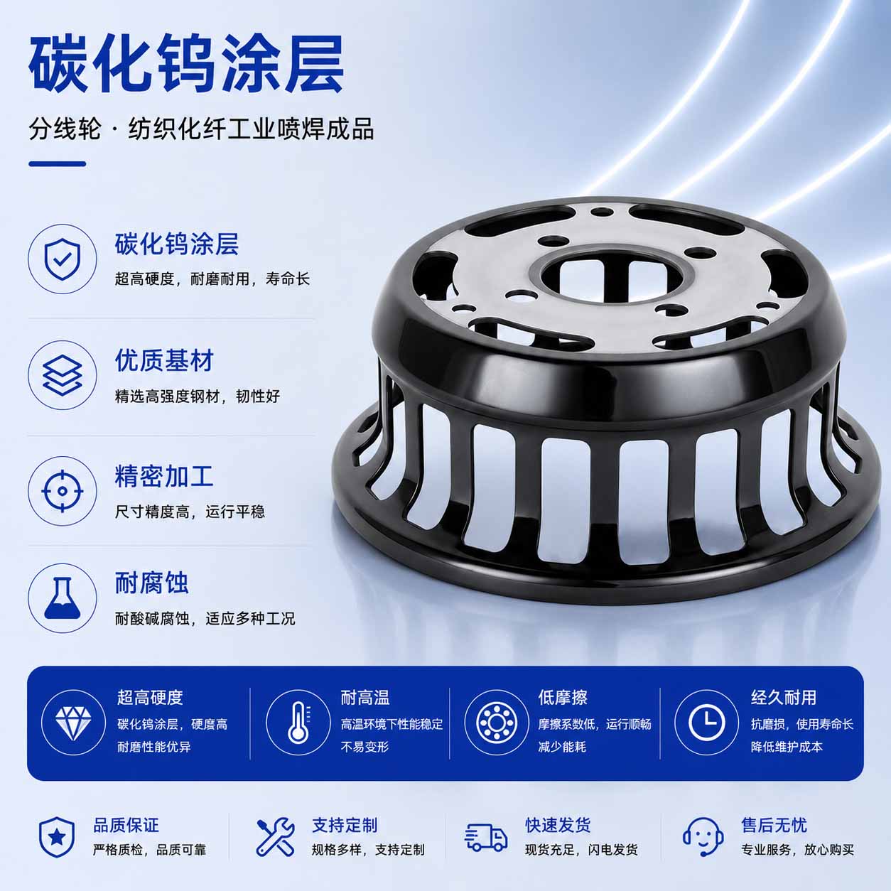 测长鼓|碳化钨涂层加工|耐磨涂层加工|防腐涂层加工|
