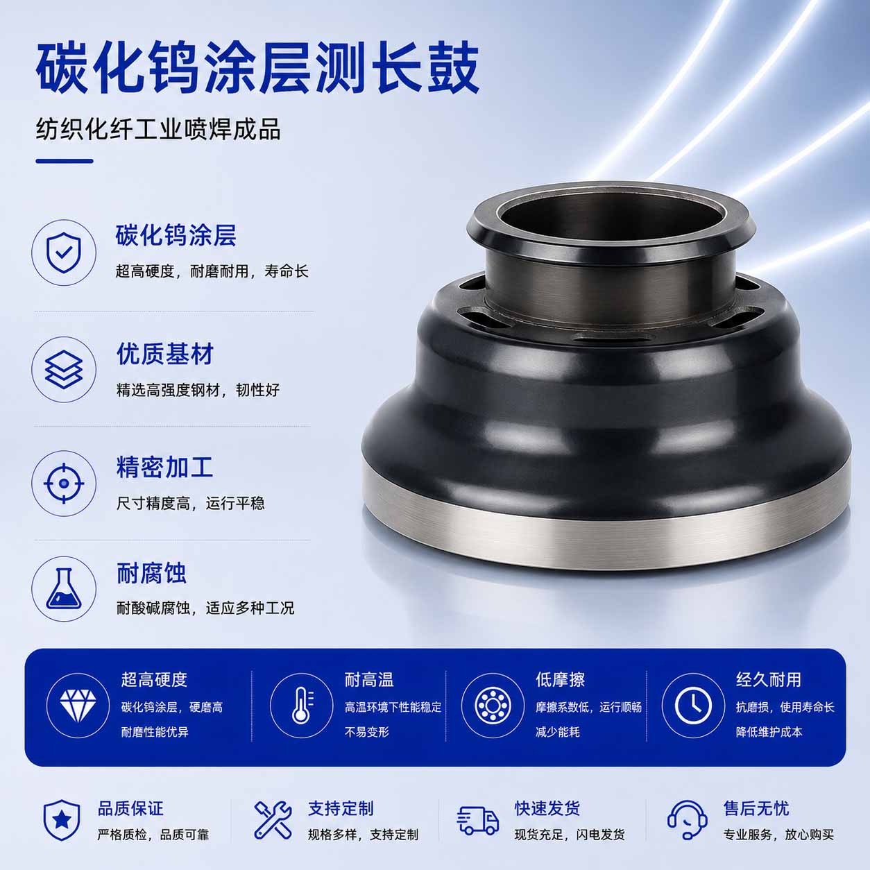 测长鼓|喷瓷导轮|喷陶瓷导轮|铝导轮|