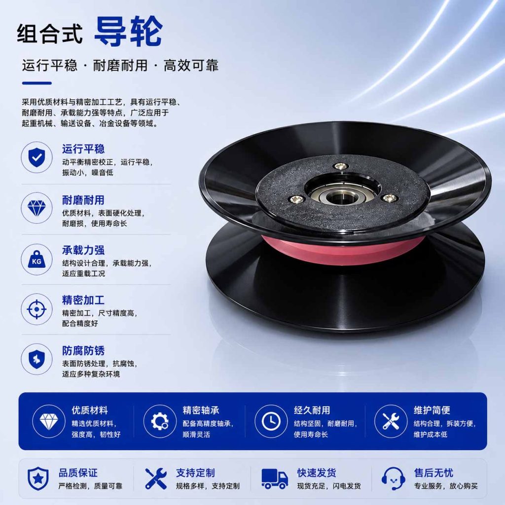 组合式导轮|塔轮表面处理|塔轮耐磨涂层|拉丝钢圈|塔轮钢圈|