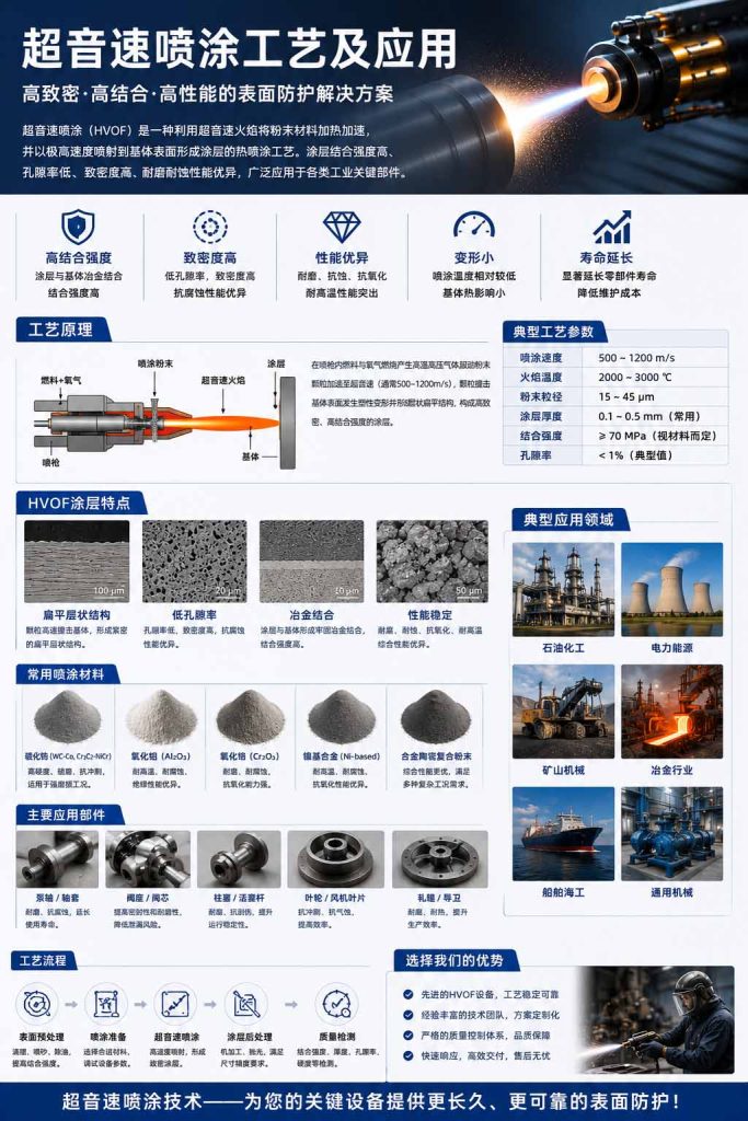 超音速喷涂工艺及应用
