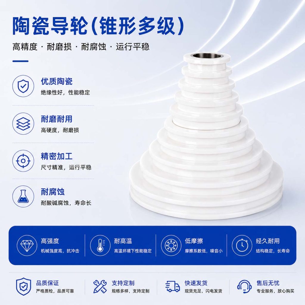 氧化锆细拉塔轮|电缆导轮|电线导轮|线材陶瓷导轮|