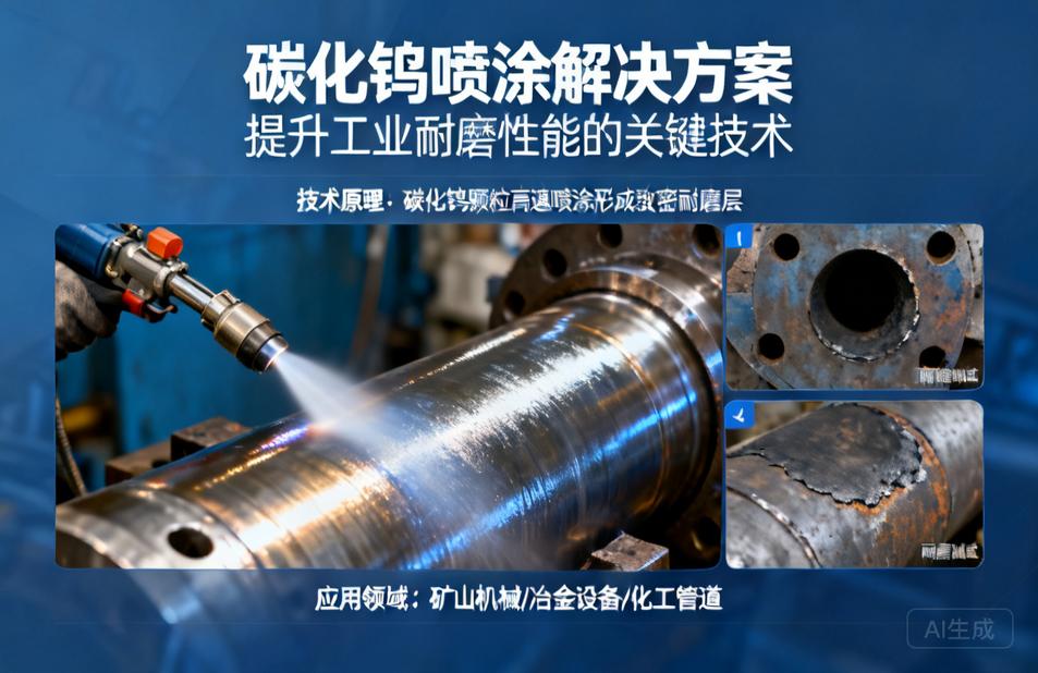 碳化钨喷涂解决方案|提升工业耐磨性能的关键技术