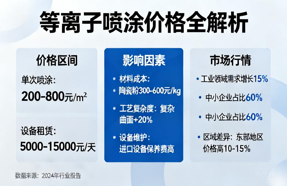 等离子喷涂多少钱？价格影响因素与市场行情全解析