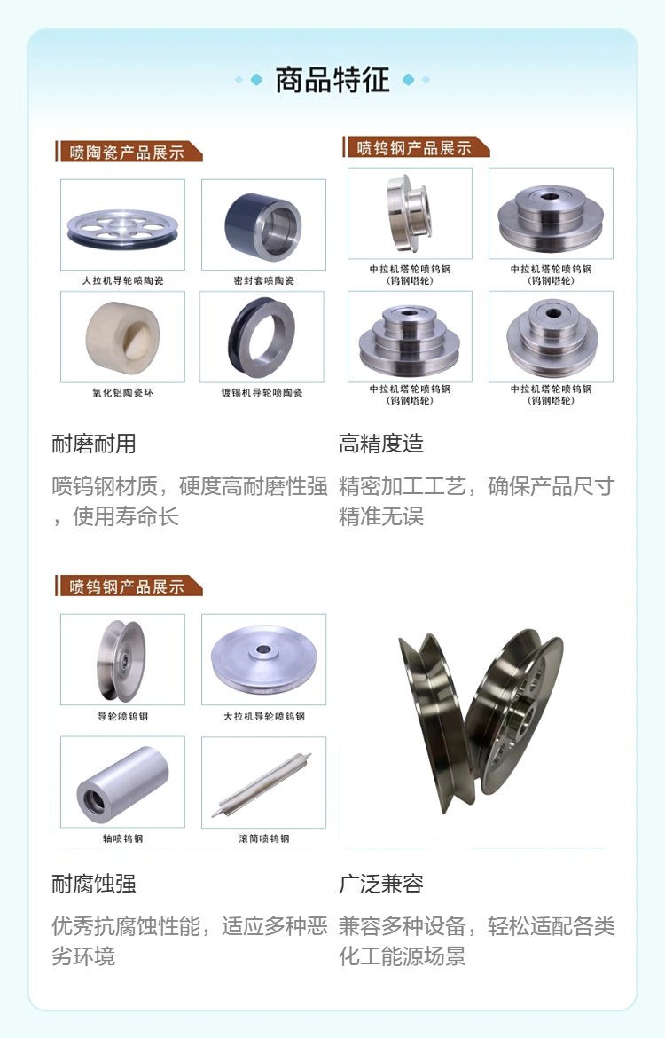 大型工件喷钨钢服务 精密涂层厚度可控化工机械 液压部件防磨损处理