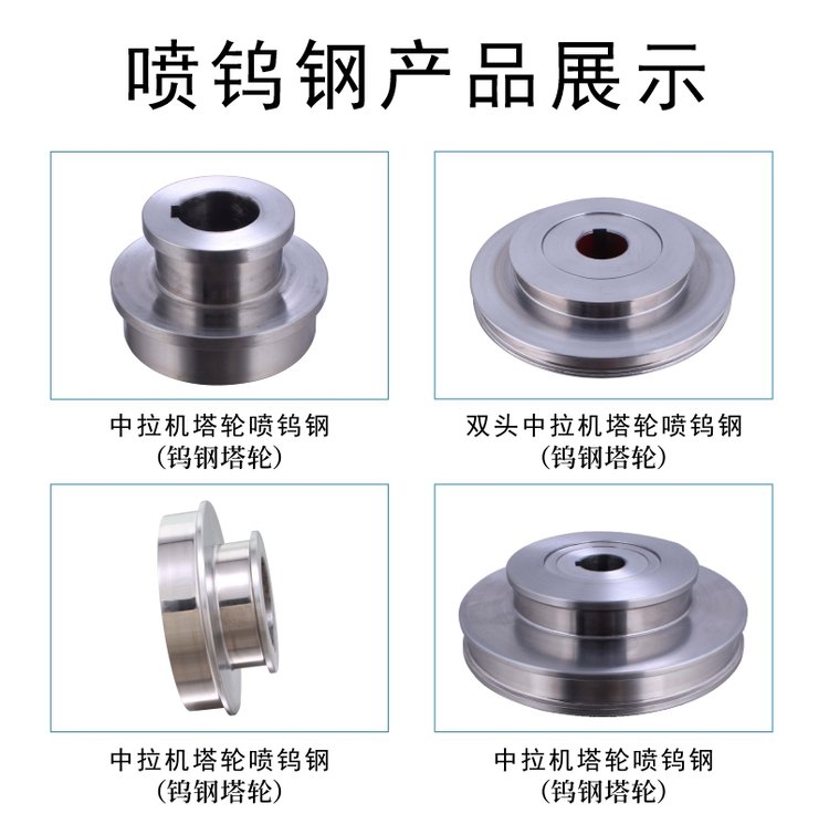 和季康粉末喷涂卷筒 超音速工艺动态平衡校准 纳米抛光技术