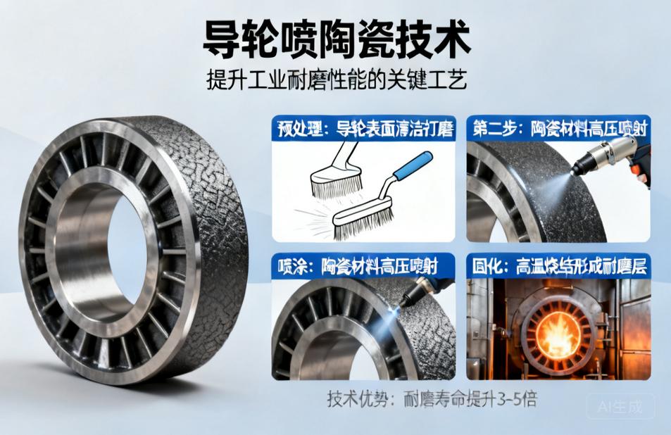 导轮喷陶瓷技术|提升工业耐磨性能的关键工艺