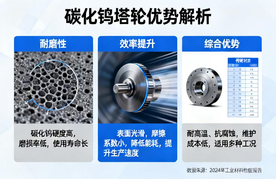 碳化钨塔轮的优势与应用：耐磨性、选型及维护指南