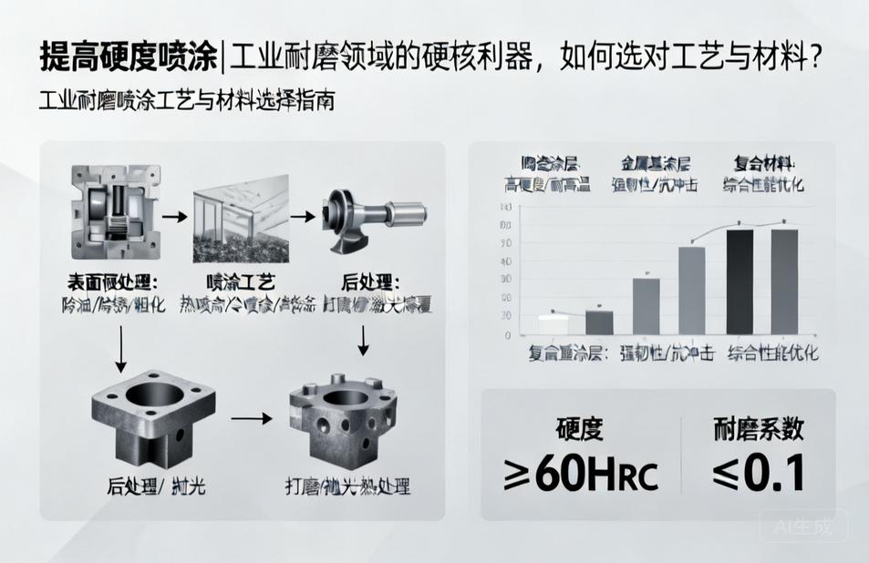 提高硬度喷涂|工业耐磨领域的硬核利器，如何选对工艺与材料？