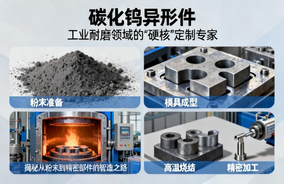 碳化钨异形件|工业耐磨领域的“硬核”定制专家，揭秘从粉末到精密部件的智造之路