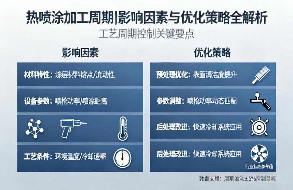 热喷涂加工周期|影响因素与优化策略全解析