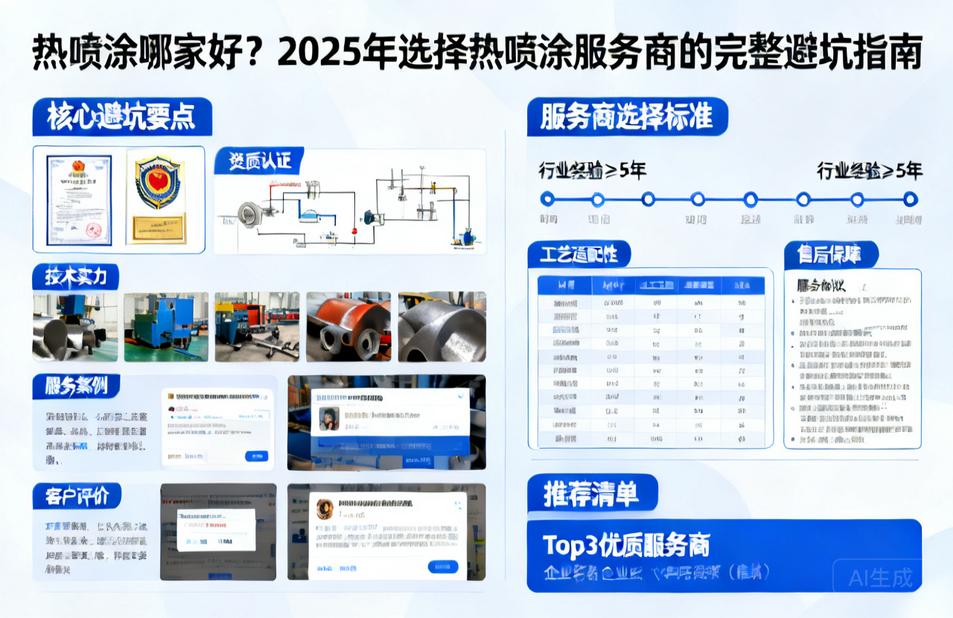 热喷涂哪家好？2025年选择热喷涂服务商的完整避坑指南