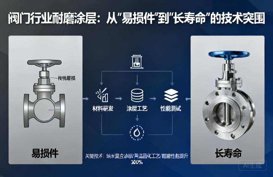 阀门耐磨涂层技术解析：选型、工艺与维护指南
