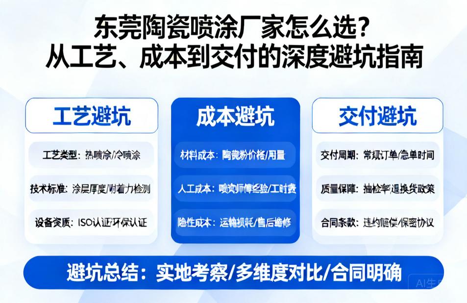 东莞陶瓷喷涂厂家怎么选?从工艺、成本到交付的深度避坑指南