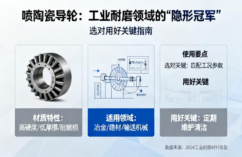 喷陶瓷导轮|工业耐磨领域的“隐形冠军”,如何选对用好是关键